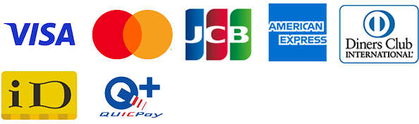 VISA MASTER JCB AMEX DinersClub ID QUICPay