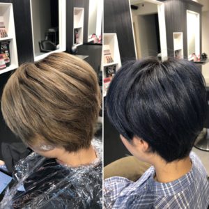 【ハイダメージ毛にカラー！？】ブリーチ履歴ありと縮毛矯正履歴があってもスロウカラーなら綺麗な髪色に♪