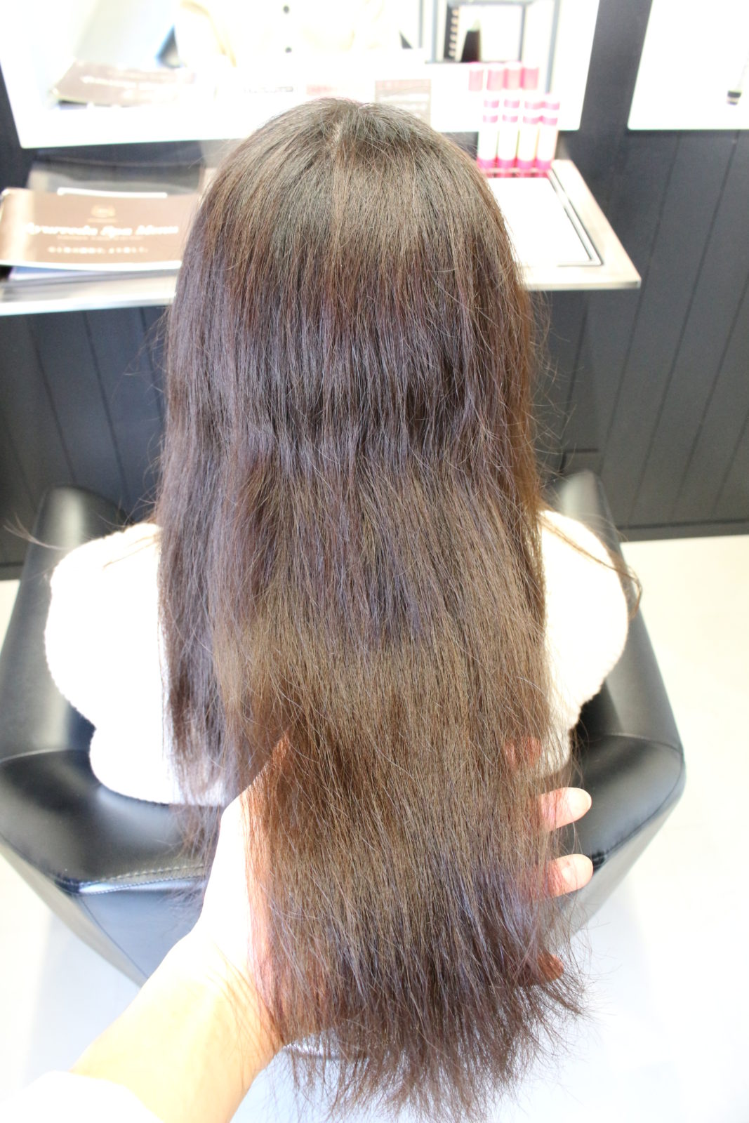 スロウカラー施術前