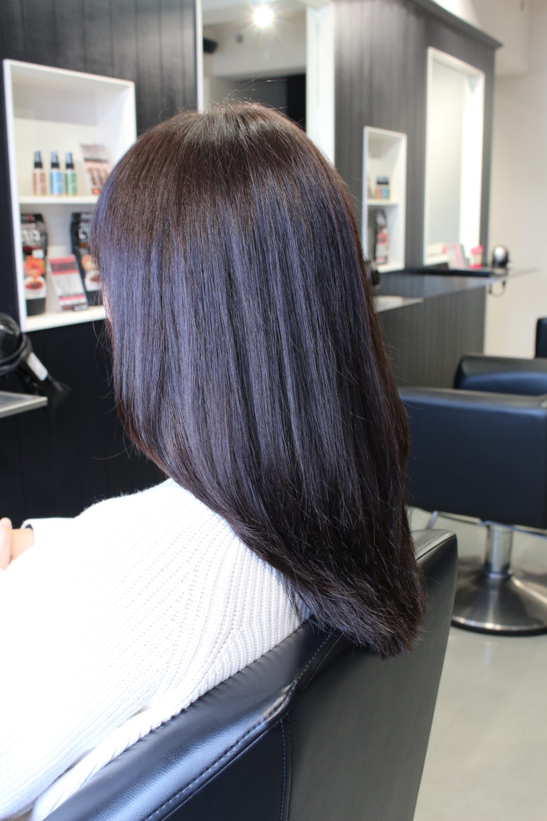 スロウカラー施術後