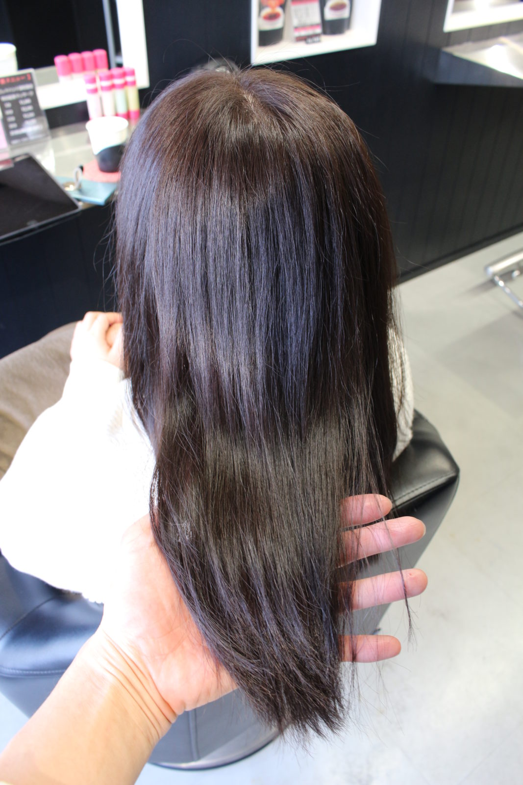 スロウカラー施術後