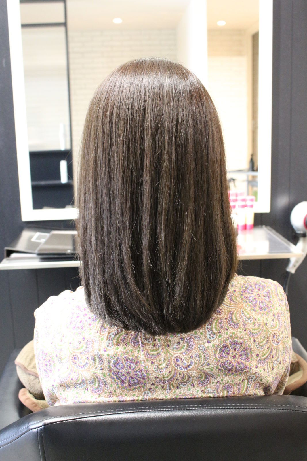 スロウカラー施術後