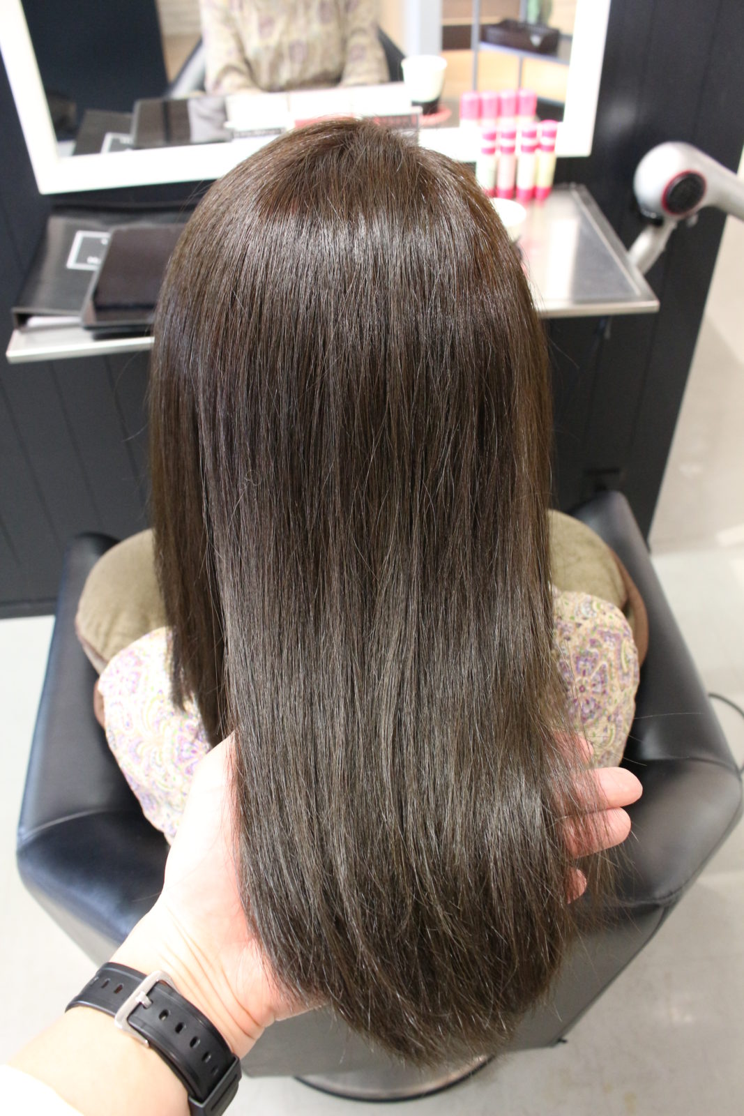 スロウカラー施術後