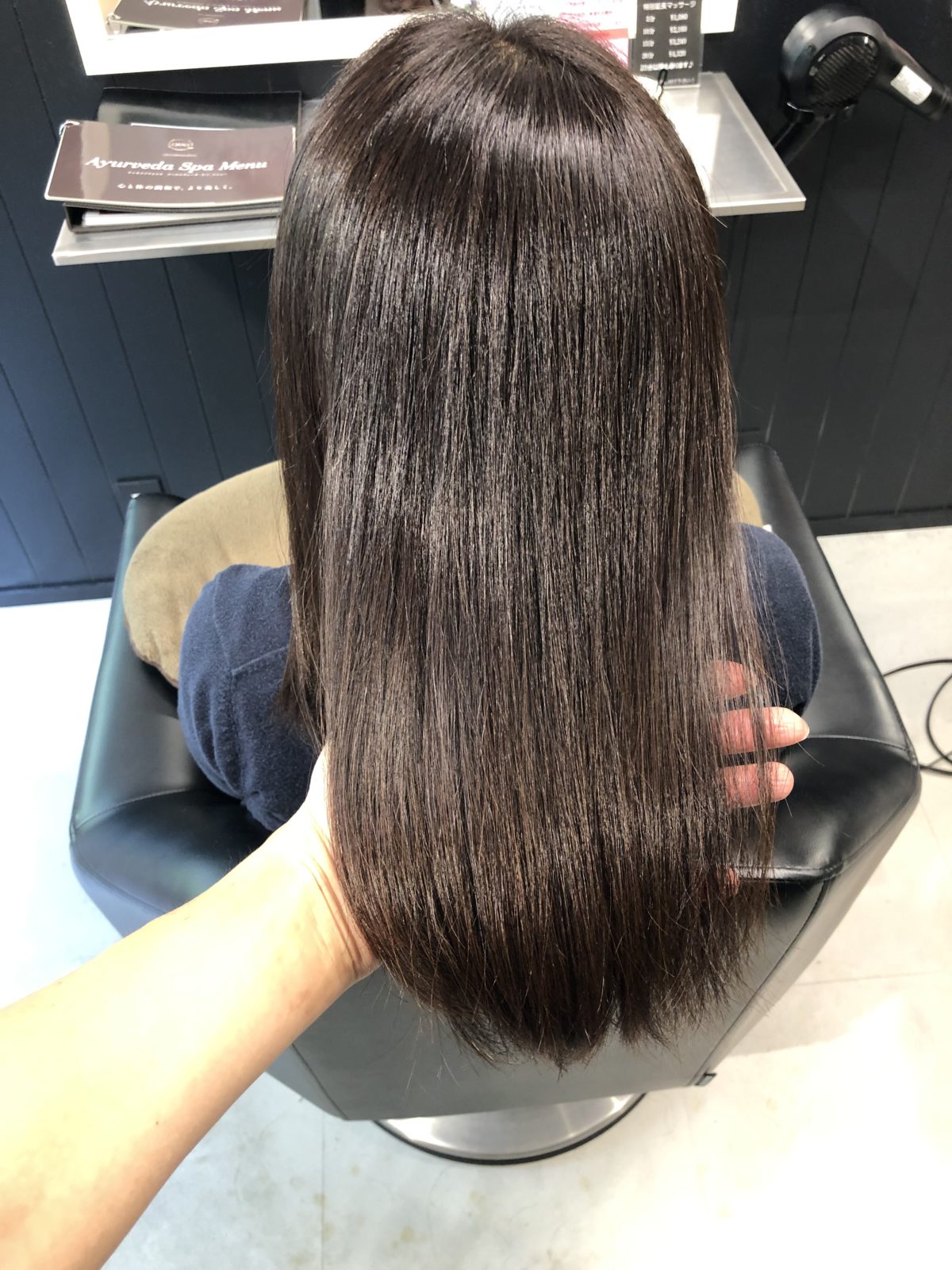 髪質改善白髪染めイルミナカラー