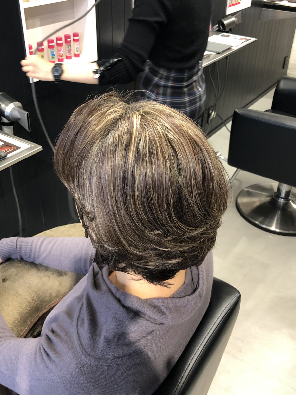 白髪・ハイライト・外国人風カラー