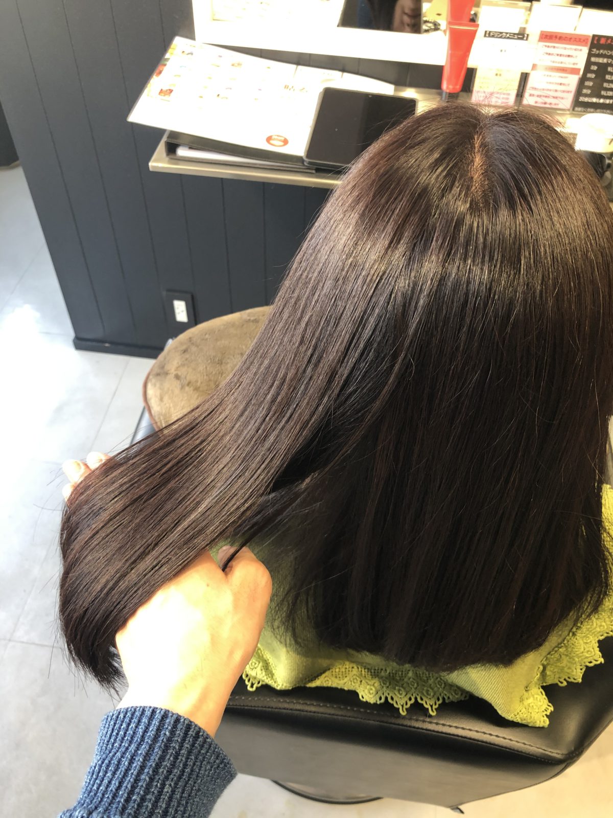 髪質改善カラー