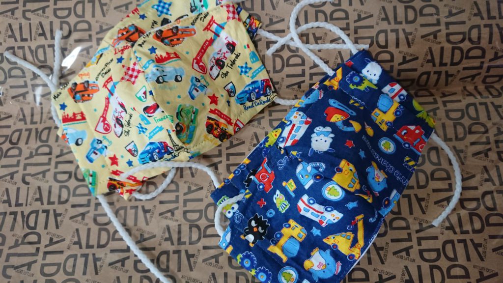 手作りマスク 子供用