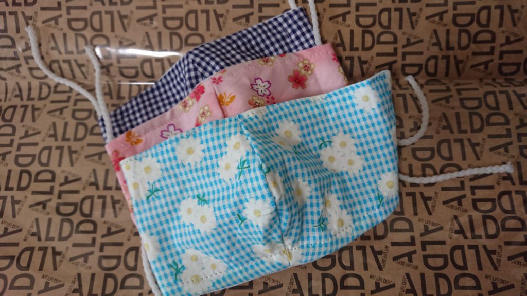 手作りマスク 子供用