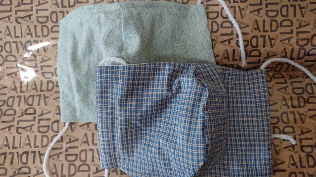 手作りマスク 男性用