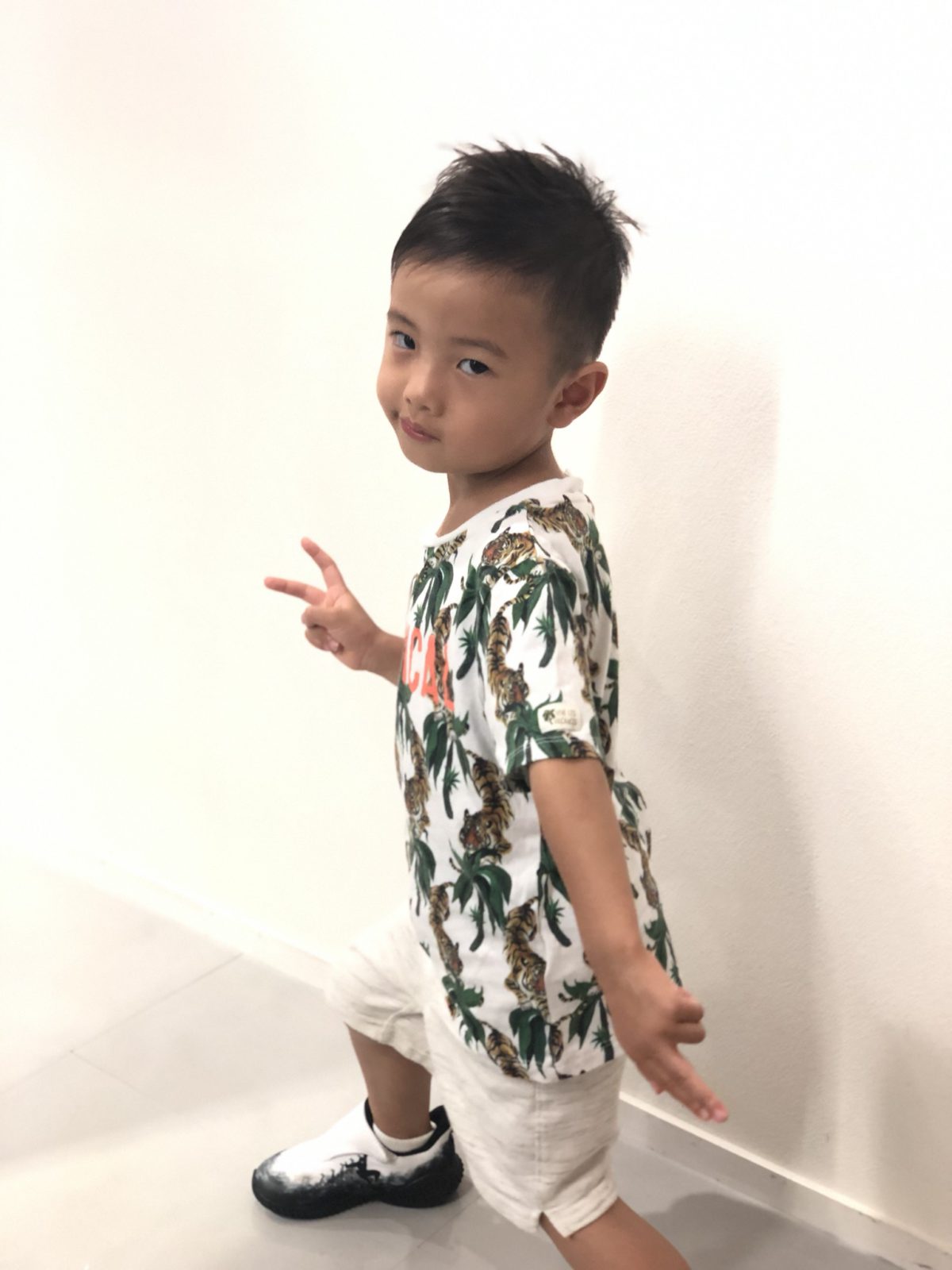 【プライベートBlog】休日に長男（真広）のカットを♪〈動画付き〉