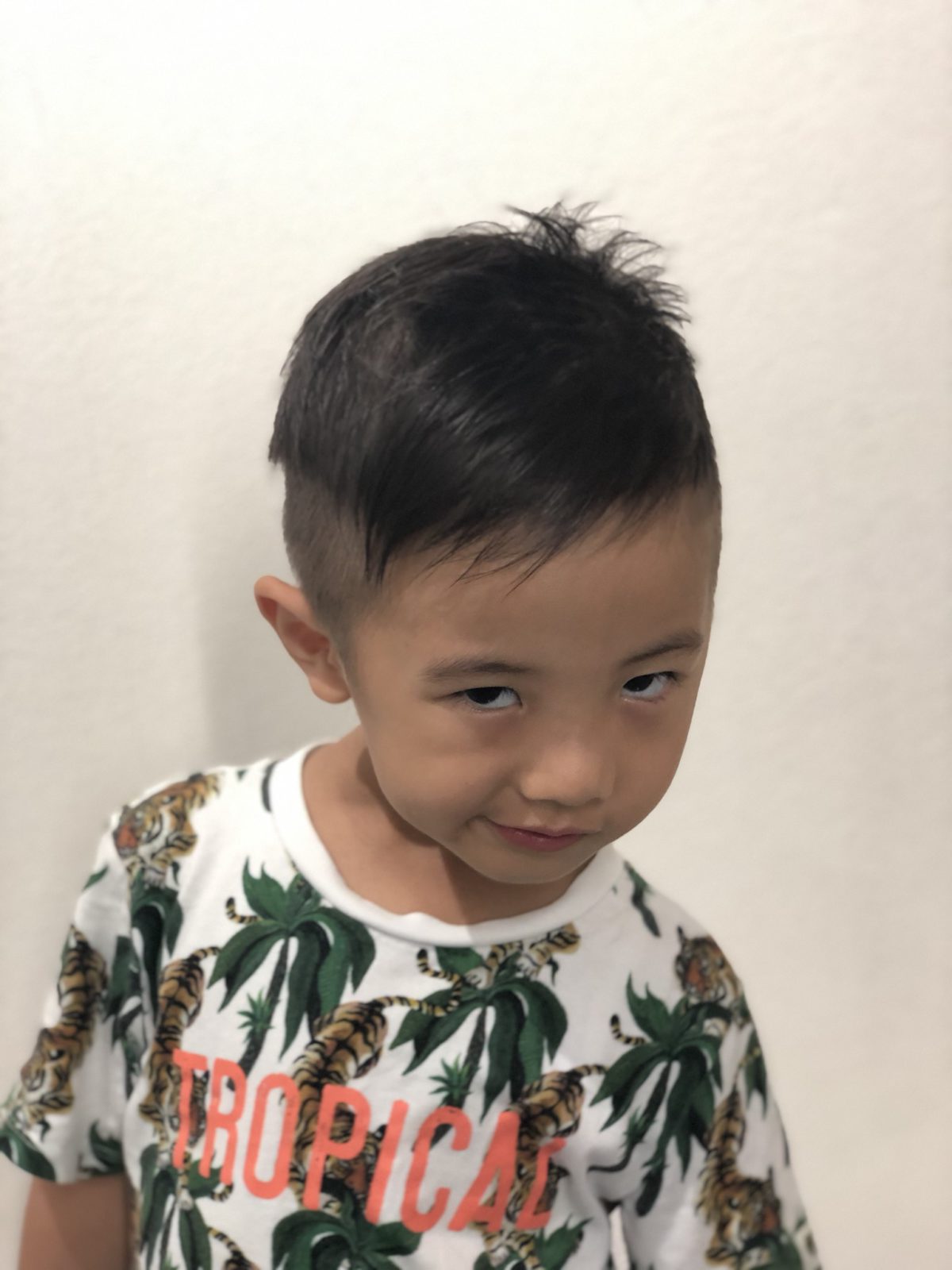 【プライベートBlog】休日に長男（真広）のカットを♪〈動画付き〉