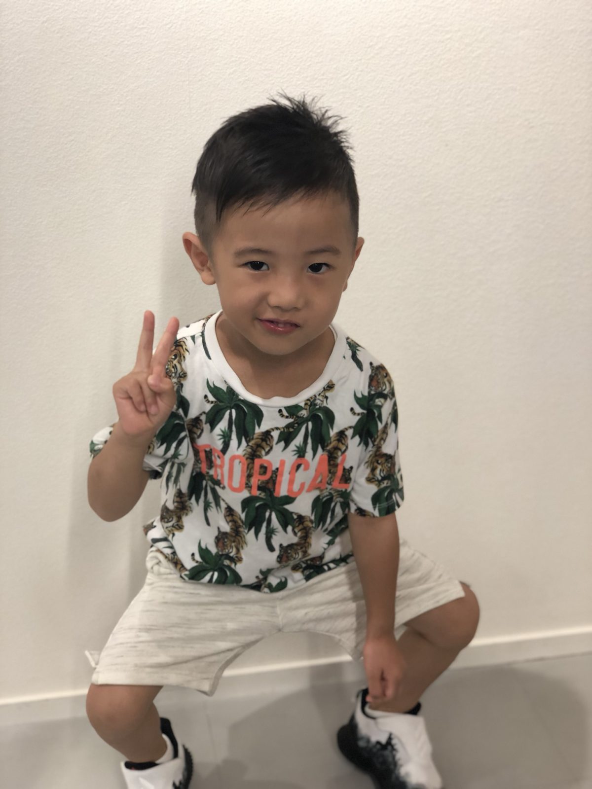 【プライベートBlog】休日に長男（真広）のカットを♪〈動画付き〉